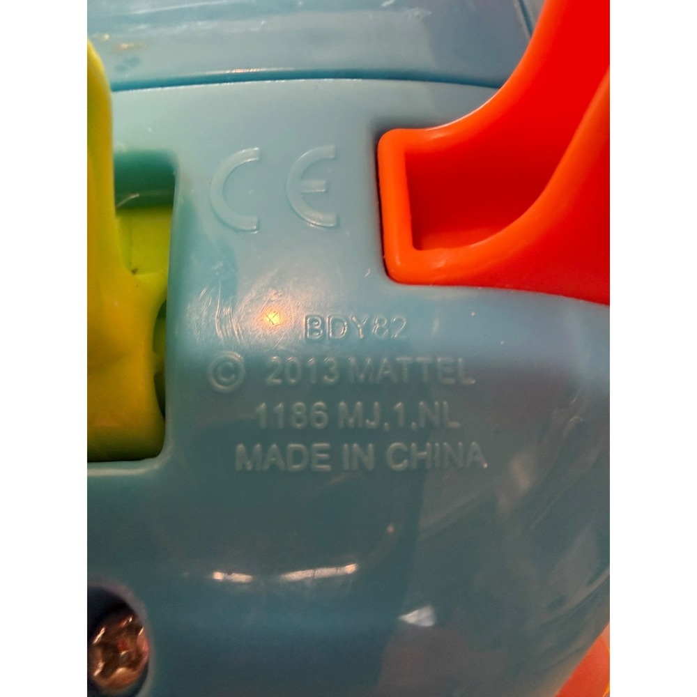 Fisher-Price Little People Helicopter Yellow Orange Toy Vehicle Mattel 2013 - Picture 6 of 8